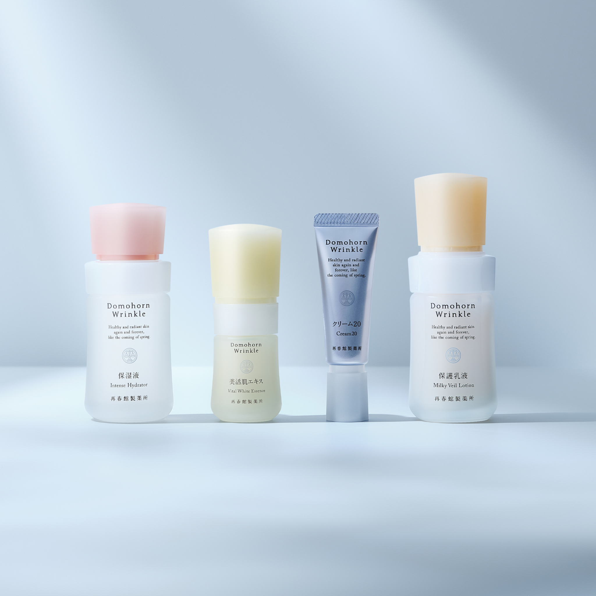 Domohorn Wrinkle 乳液・保湿液セット 100ml 基本4点 (特典付) – Domohorn Wrinkle Global